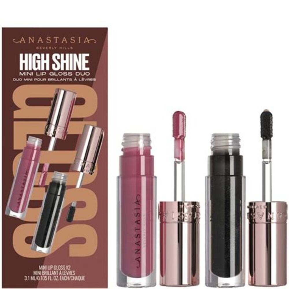 Anastasia Beverly Hills High Shine Mini Lip Gloss Duo Pulse Phantom NEW